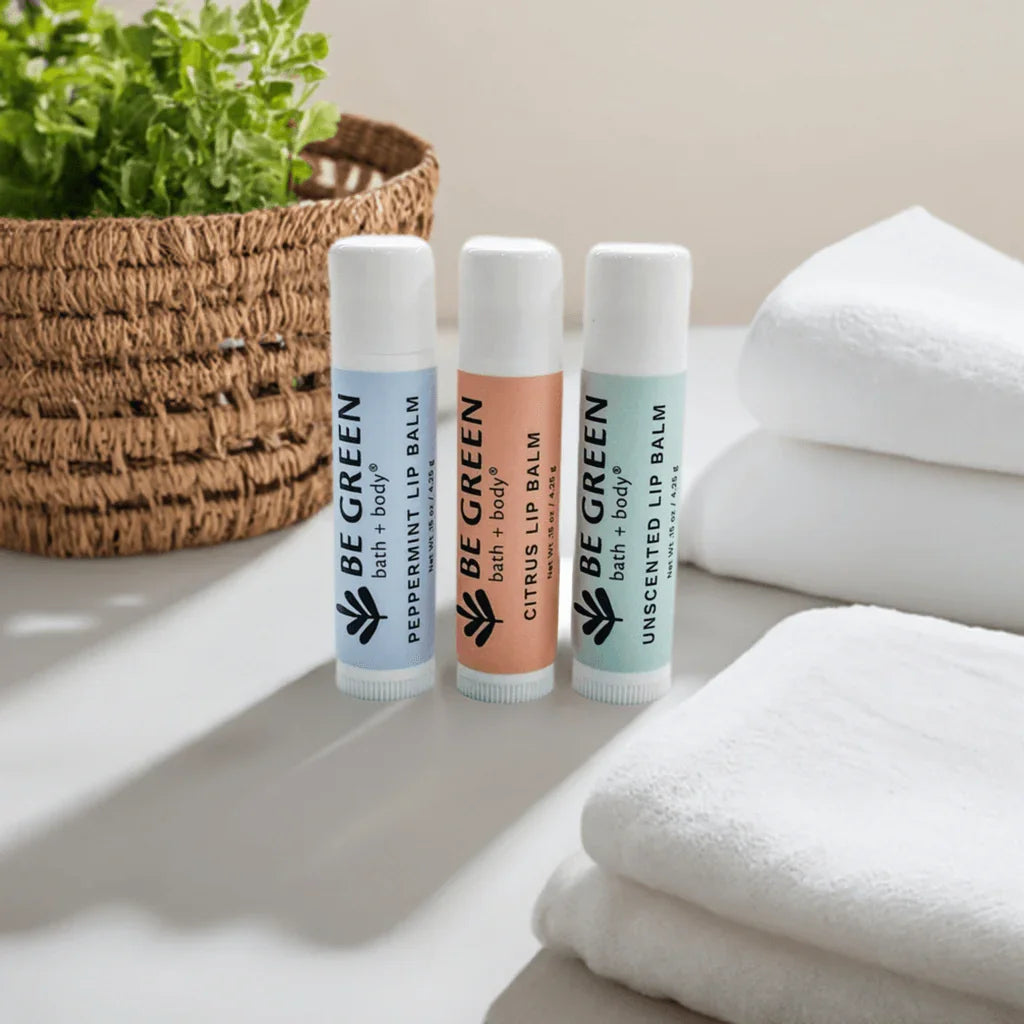EWG Verified moisturizing lip balm set