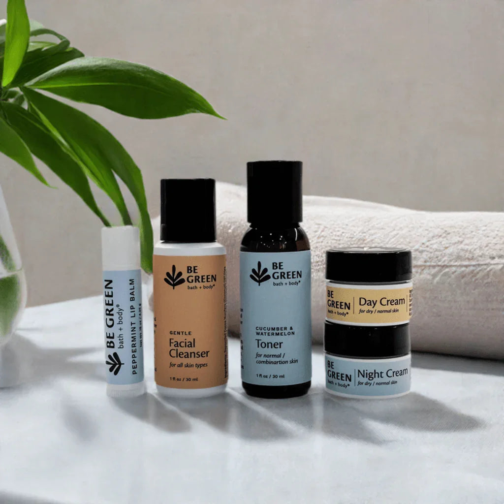 EWG Verified travel sizes facial skincare gift set