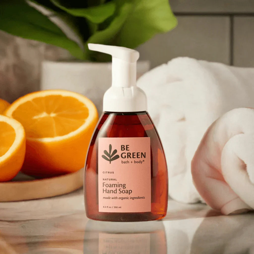 Moisturizing citrus foaming hand soap