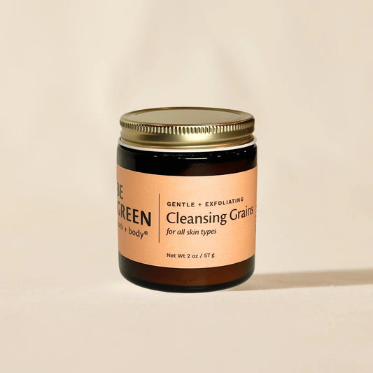 Organic Dry Cleanser in amber glass jar