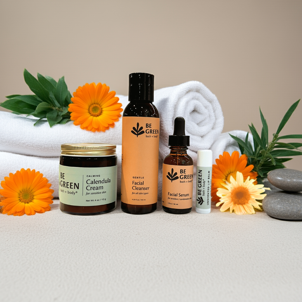 Clean beauty sensitive skincare gift collection