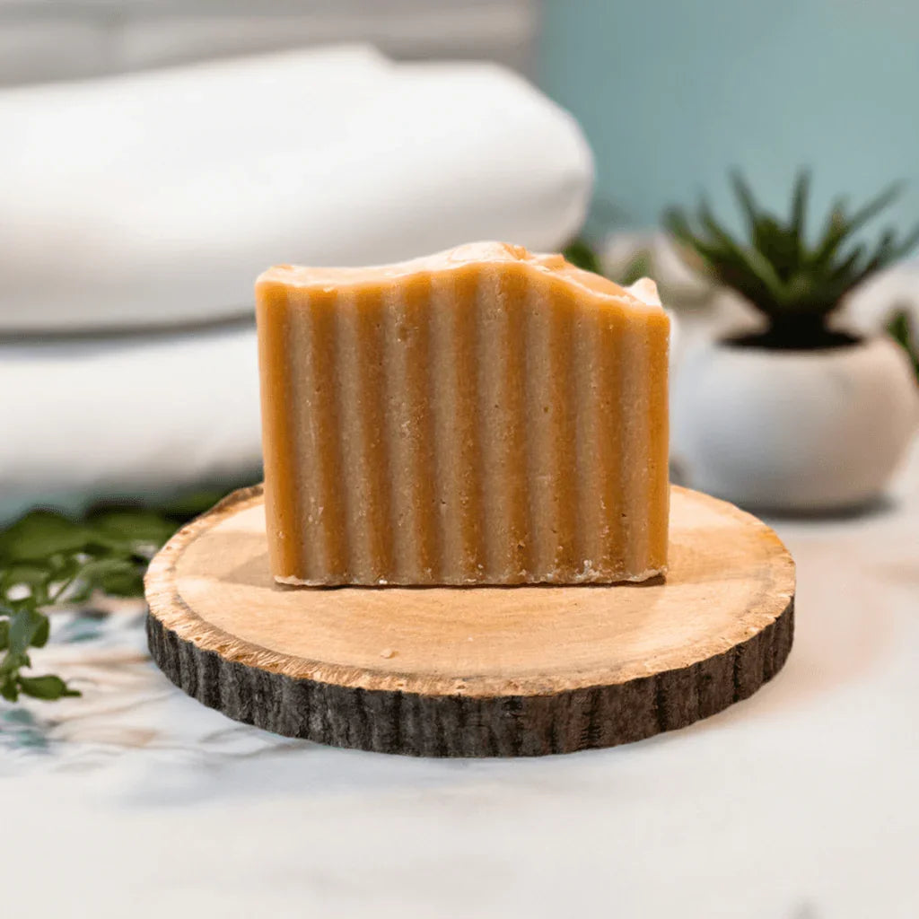 Natural moisturizing goat's milk soap