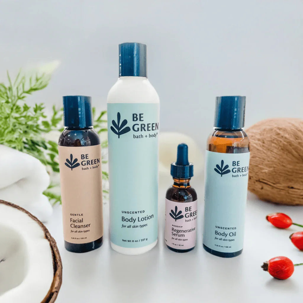 Popular natural beauty products gift set