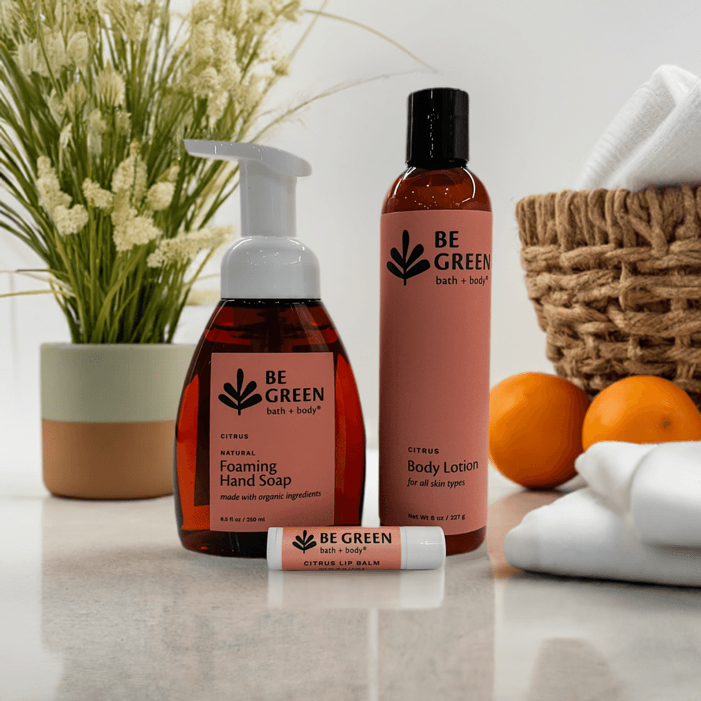 Non-toxic Citrus natural beauty products gift