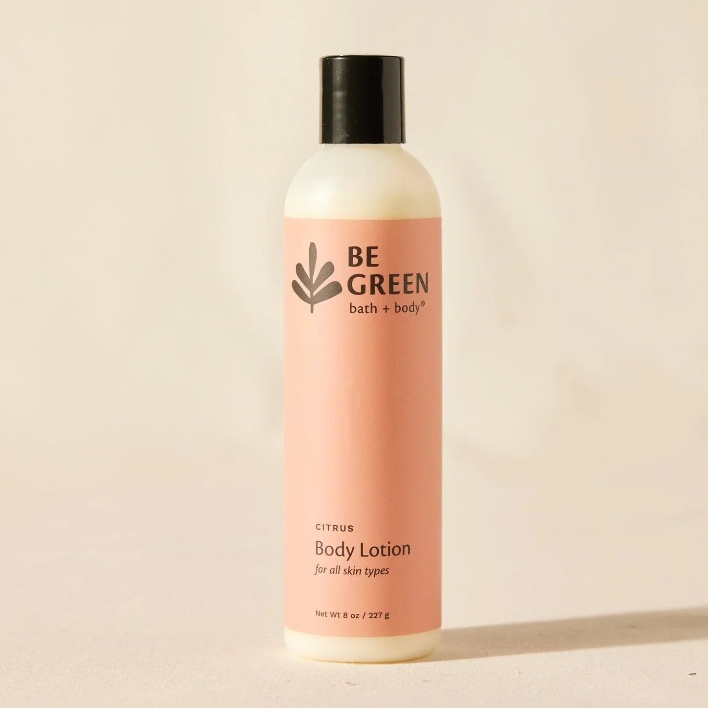 Organic paraben free body lotion citrus
