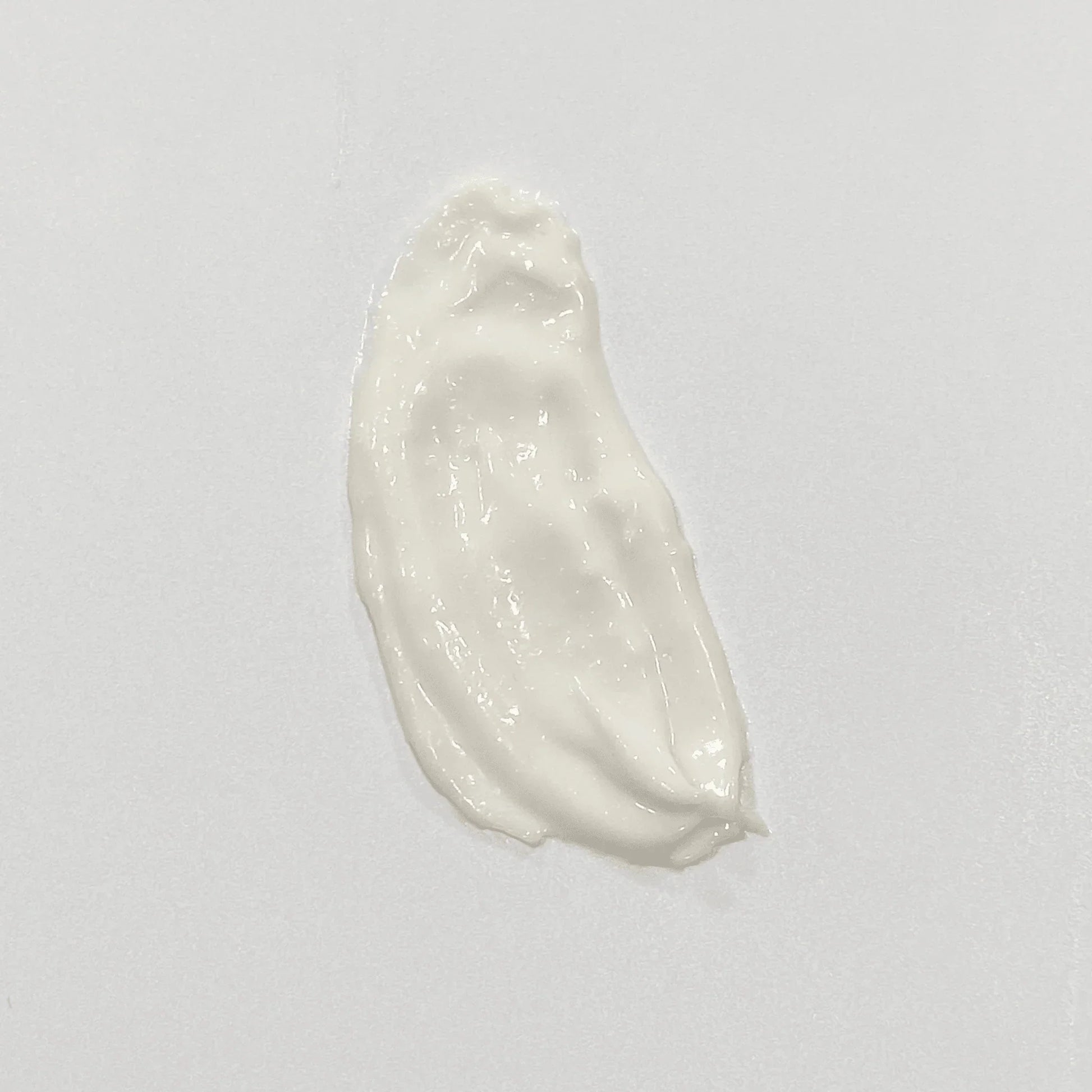 swipe of Be Green Bath and Body Body Lotion to show consistency