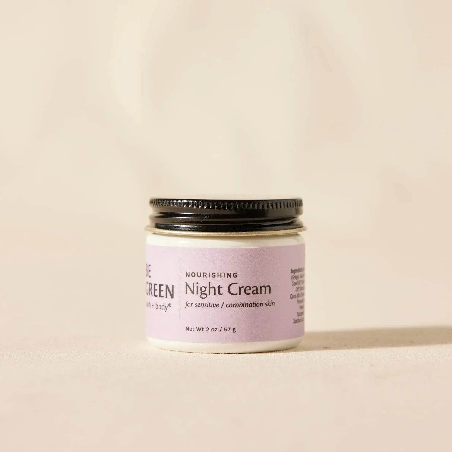 Night Cream for sensitive and combination skin.  EWG Verified.