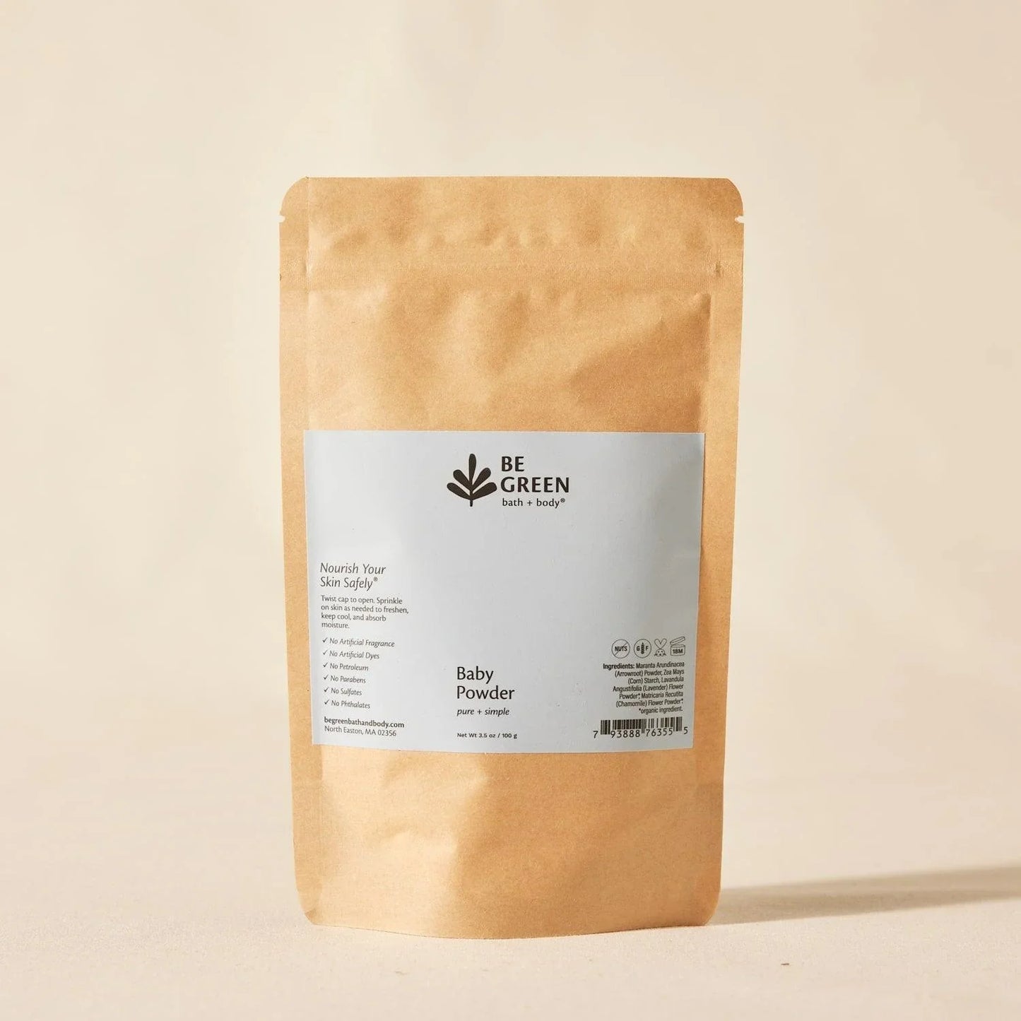 Talc Free Natural Baby Powder Refill