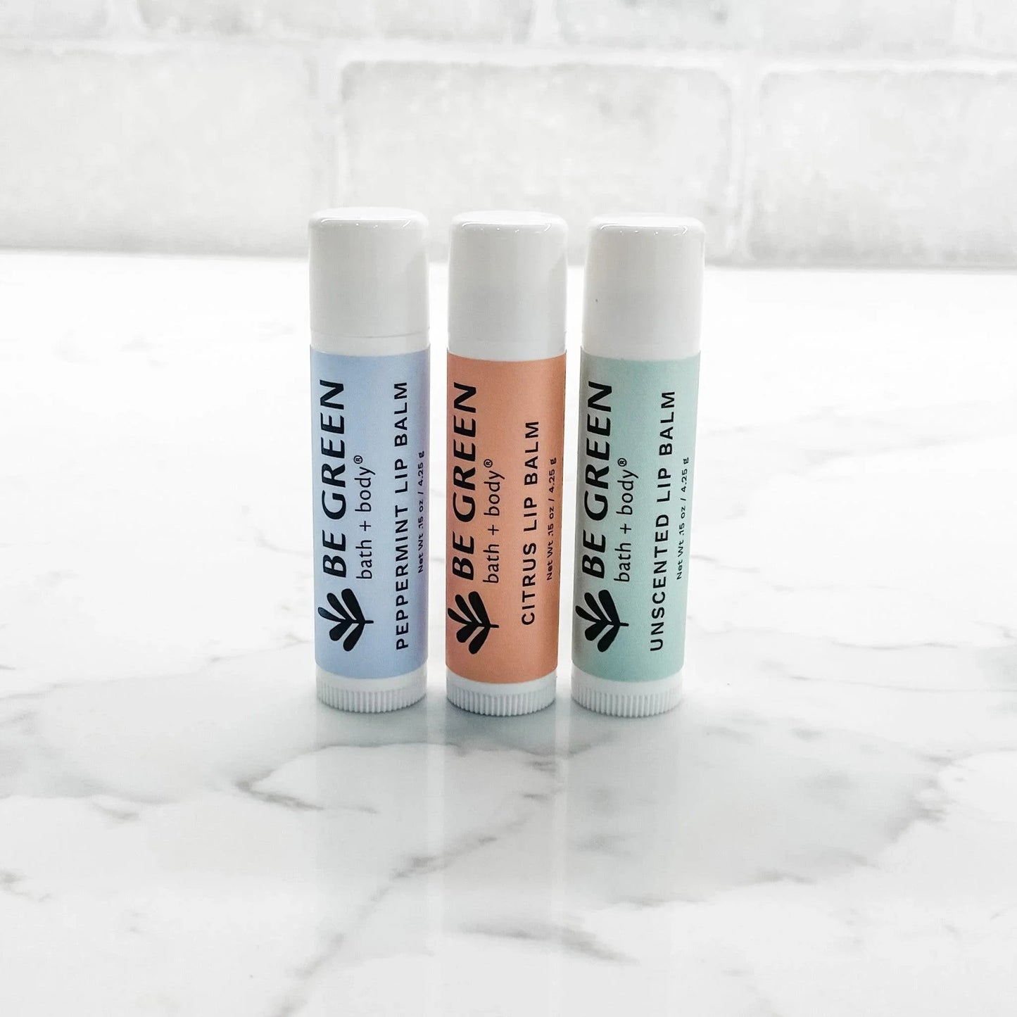 Clean beauty gift under $25- set of three natural lip balms