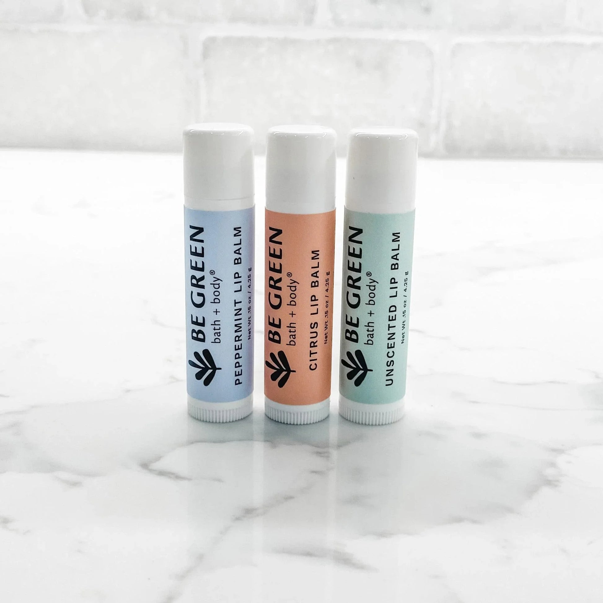 Clean beauty gift under $25- set of three natural lip balms