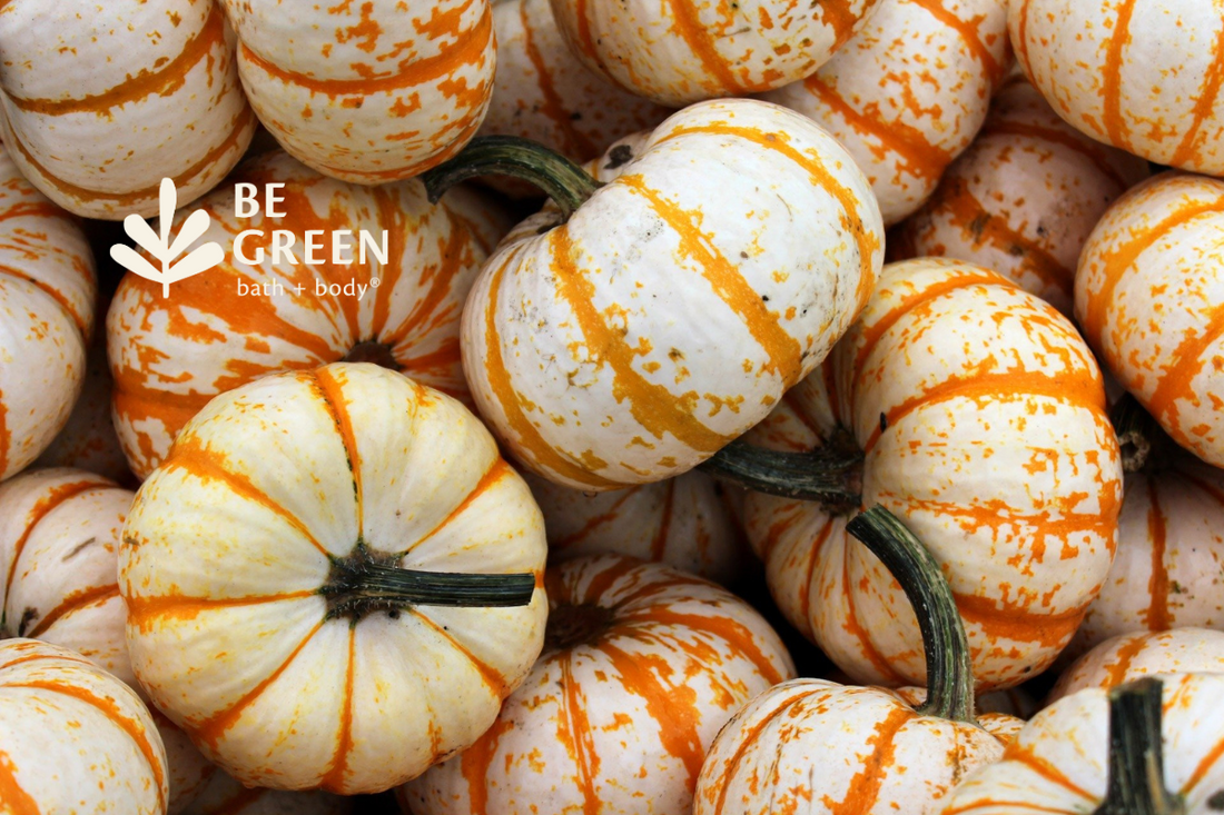 Small pumpkins in a bunch
