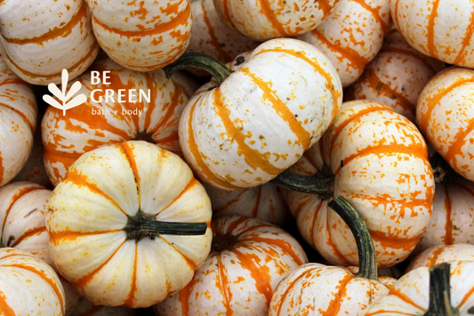 Small pumpkins in a bunch