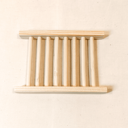 Bamboo soap tray soap saver