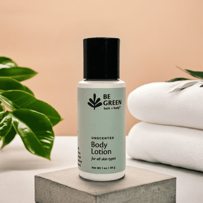 EWG Verified unscented non-toxic body lotion trial size