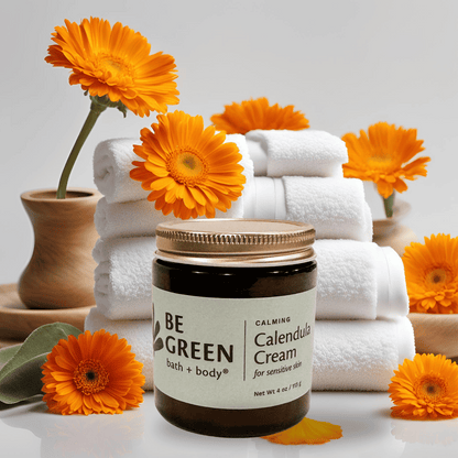 EWG Verified Natural Calendula Cream for eczema and sensitive skin