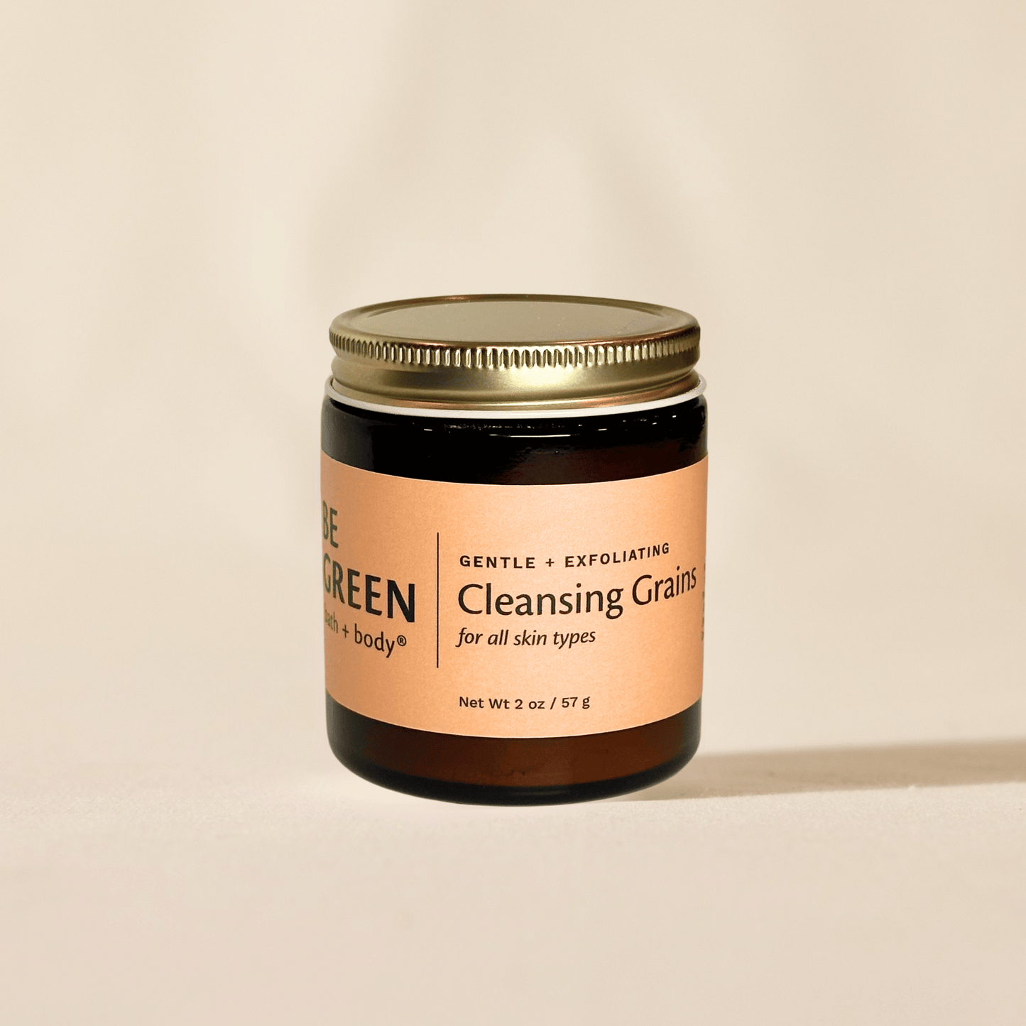 Organic Dry Cleanser in amber glass jar