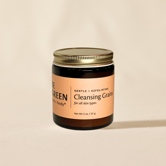 Organic Dry Cleanser in amber glass jar