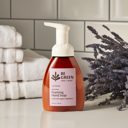 Non drying lavender foaming hand soap