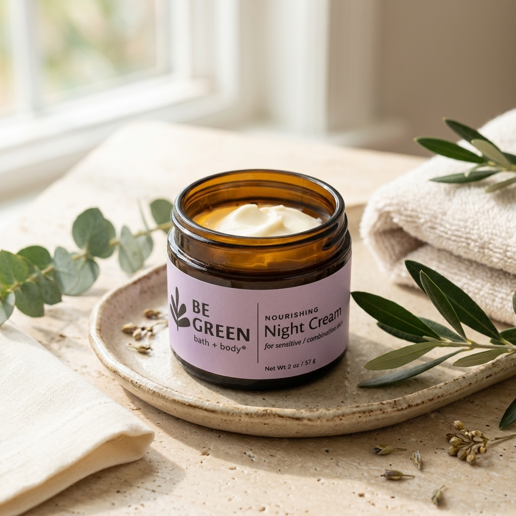 Night Cream for Sensitive + Combination Skin | Rich Overnight