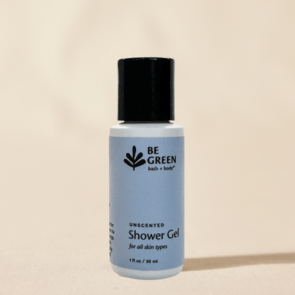 EWG verified unscented trial size shower gel