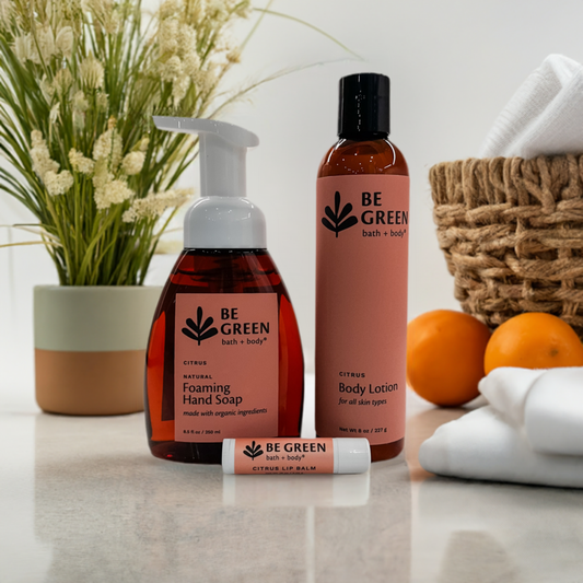 Non-toxic Citrus natural beauty products gift