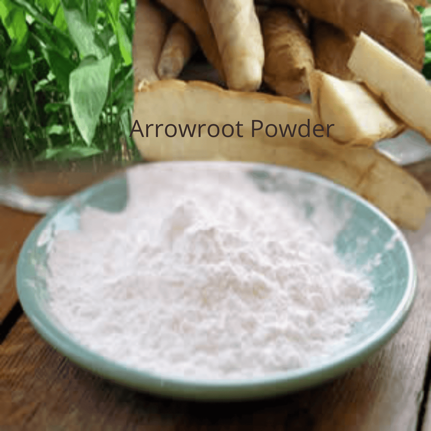 Be Green Bath and Body Powder contains arrowroot powder