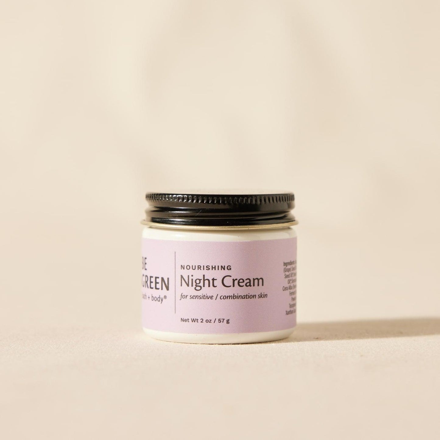 Night Cream for sensitive and combination skin.  EWG Verified.