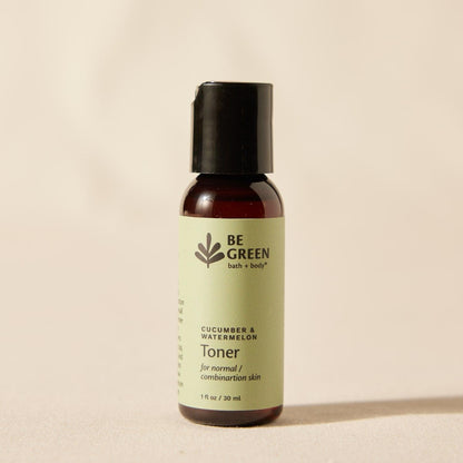 Travel size Cucumber Watermelon alcohol free toner for all skin types