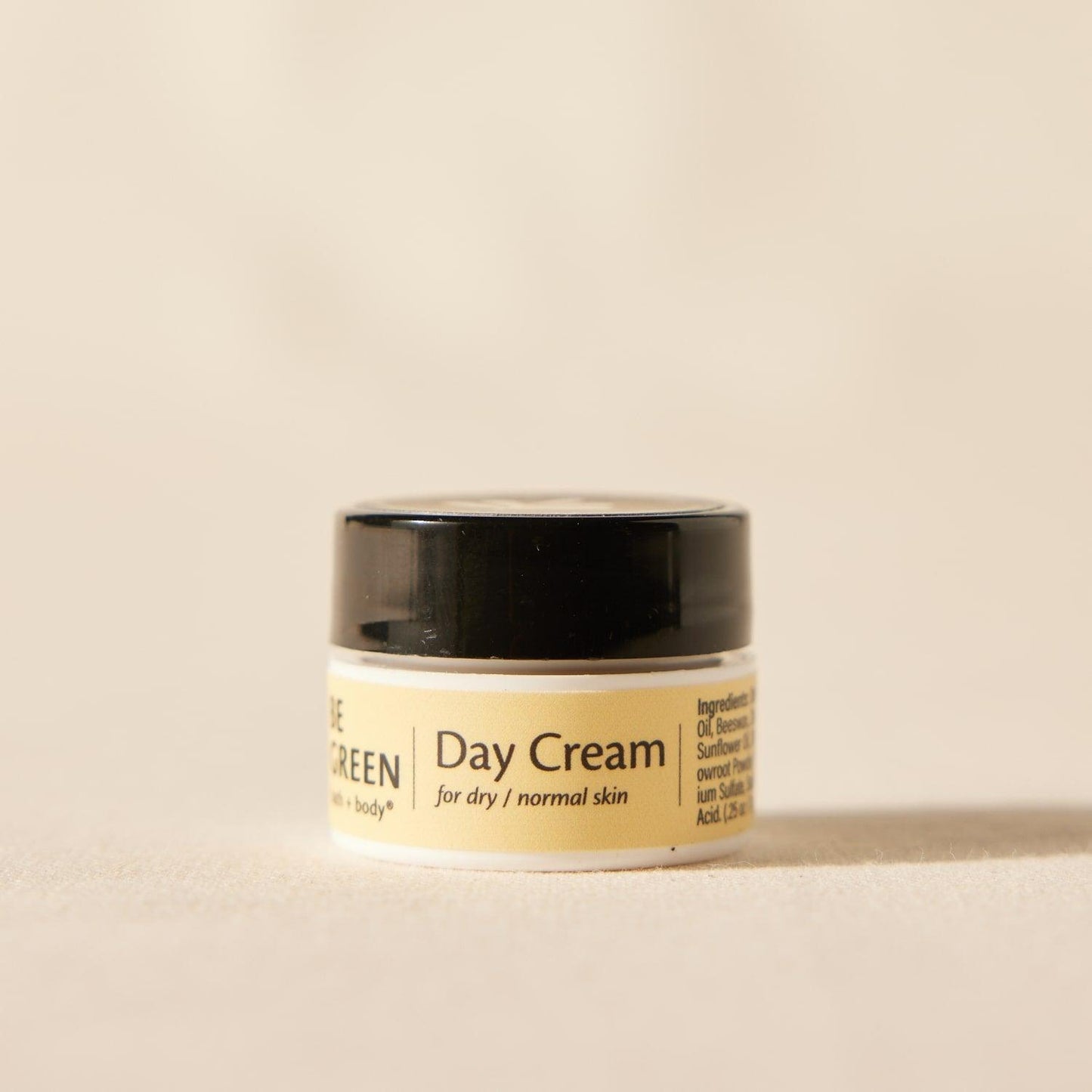 Trial size EWG Verified Day Cream for dry and normal skin.