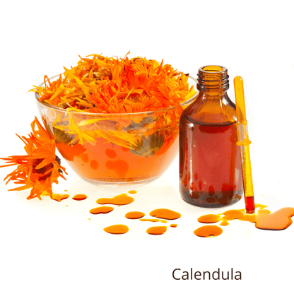 calendula extract in Be Green Bath and Body Blemish Defense