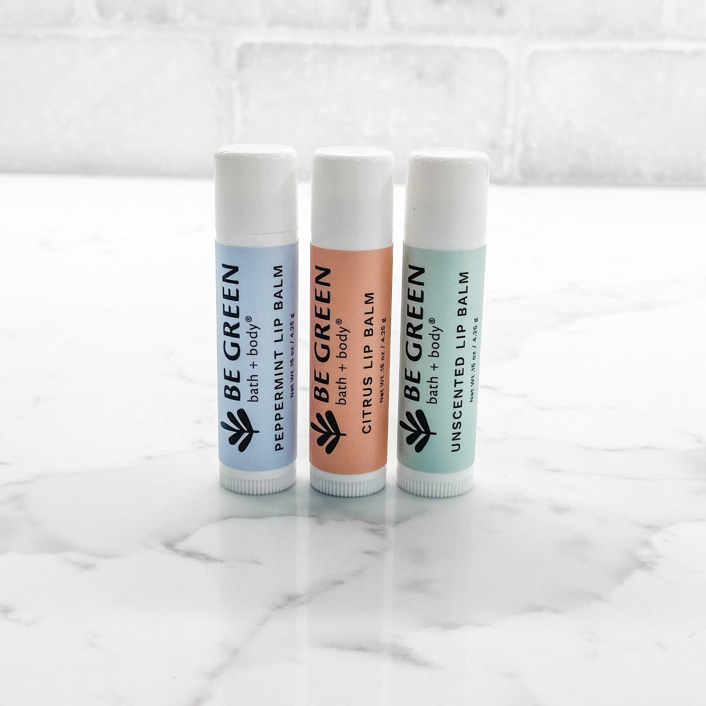 Clean beauty gift under $25- set of three natural lip balms
