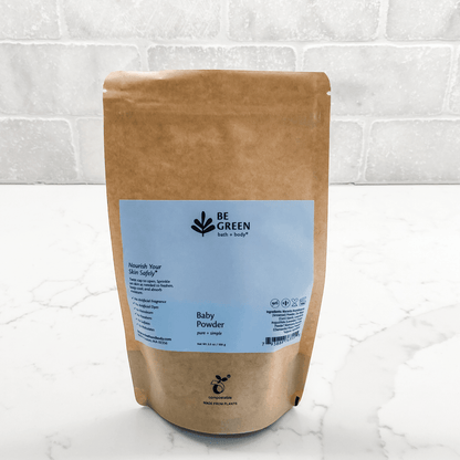 Be Green Bath and Body Baby Powder refill pouch