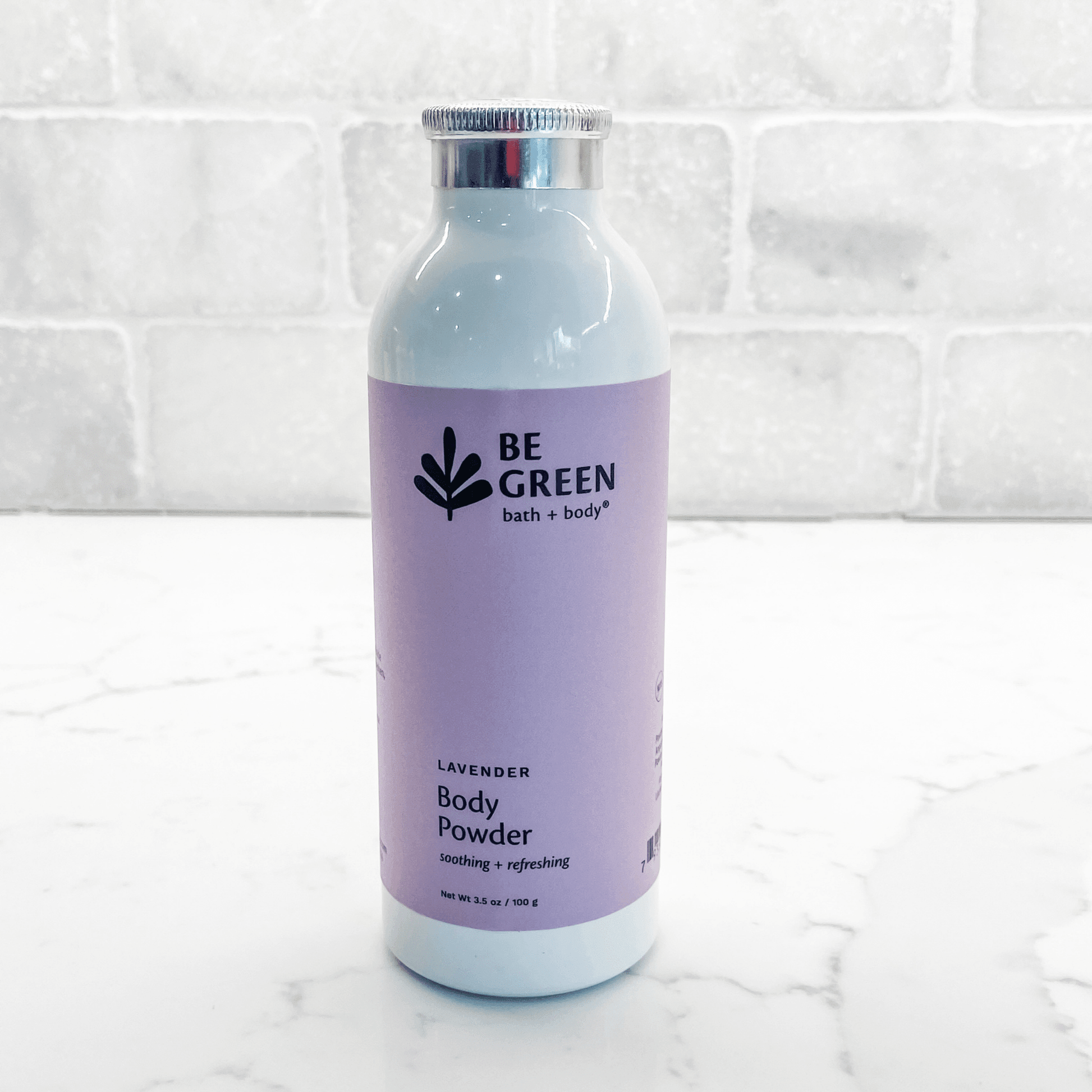 Be Green Bath and Body Powder- lavender powder