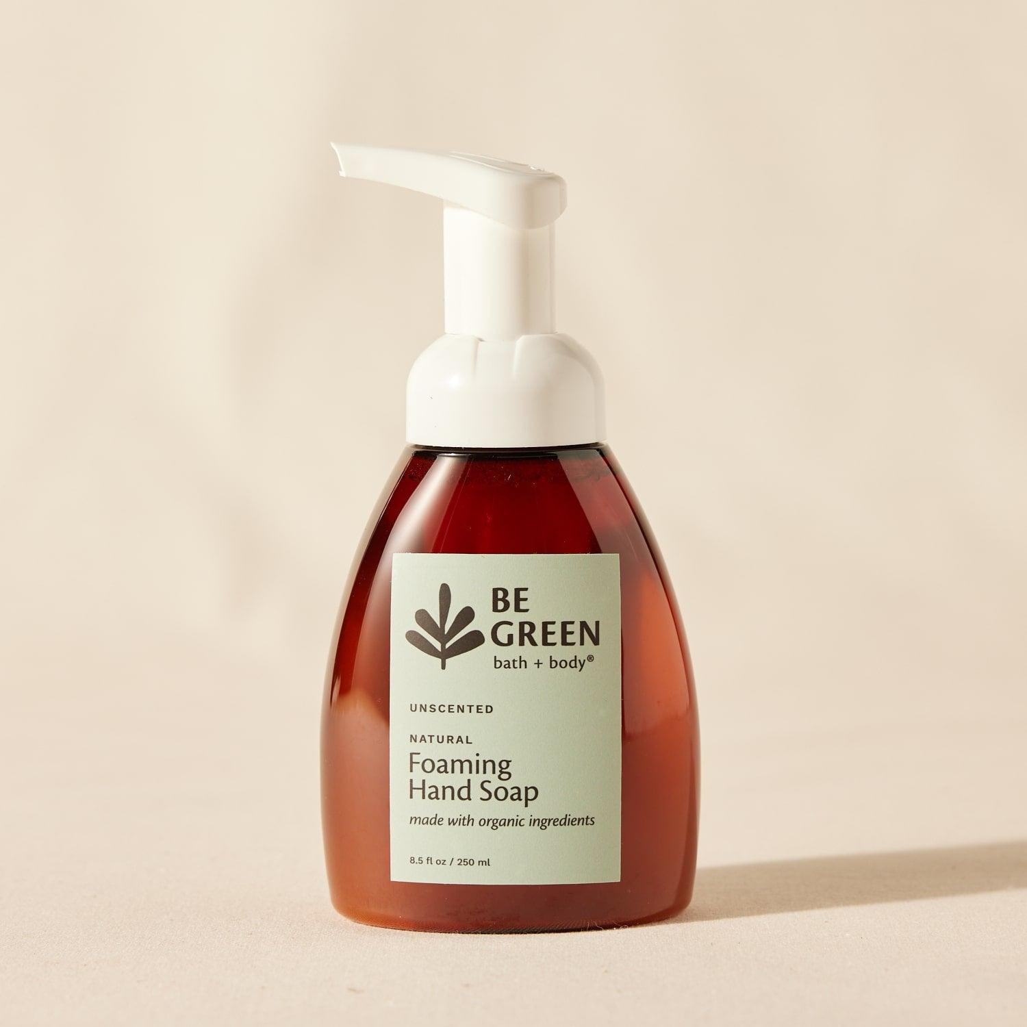 Empty replacement foamer bottle with unscented label